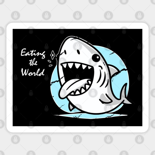 I want to eat the world Magnet by WildEdge